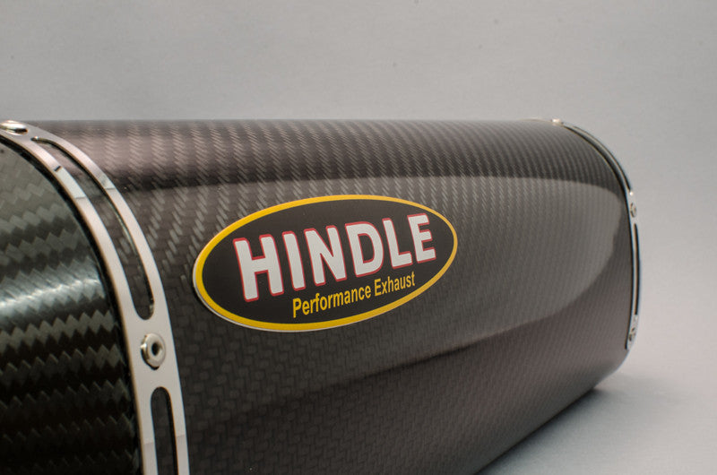Hindle Exhaust for Aprilia RSV4 (08+) Slipon Adapter with Evolution Carbon Fiber Muffler with Carbon Tip