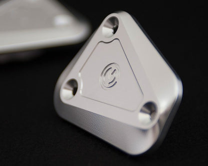 Motocorse Billet Front Brake and Clutch Reservoir Covers for Ducati Multistrada 1100 / 1000, GT1000,  Streetfighter 1098 / 848 and ST3 / ST4