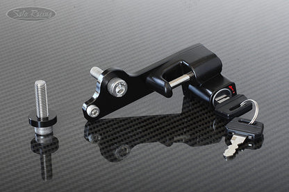 Sato Racing Helmet Lock for Ducati Monster 1200 / S (2017+), 821, (2018+), and Supersport (2017+)