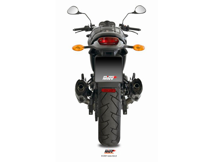 MIVV 2 Slip-on, Suono Stainless Steel, Standard Exhaust For Ducati Monster 695 2006-2008