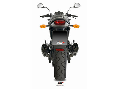 MIVV 2 Slip-on, Suono Stainless Steel, Standard Exhaust For Ducati Monster 695 2006-2008
