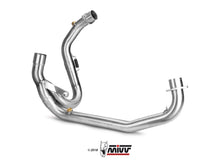 MIVV No-kat pipe. Exhaust For Ducati Hypermotard 1100 2007-2009