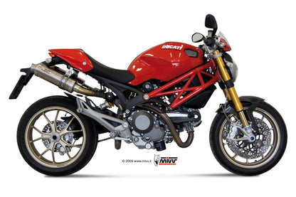 MIVV 2 Slip-on, GP Titan, Standard Exhaust For Ducati Monster 795 12-14, Monster 796 10-14, Monster 1100 08-10