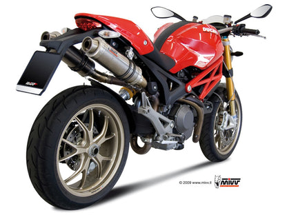 MIVV 2 Slip-on, GP Titan, Standard Exhaust For Ducati Monster 795 12-14, Monster 796 10-14, Monster 1100 08-10