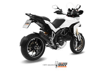 MIVV Slip-on, Suono Black, Standard Exhaust For Ducati Multistrada 1200 2010-2014