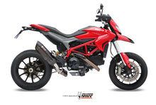 MIVV Slip-on, Suono Black, Standard Exhaust For Ducati Hypermotard 821/Hyperstrada 821 2013-2015