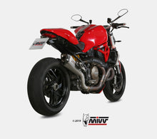 MIVV Slip-on, Delta Race Stainless Steel, Standard Exhaust For Ducati Monster 1200 / S 2014-2016
