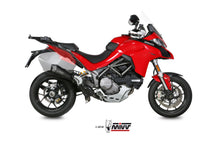 MIVV Slip-on, Delta Race Black, Standard Exhaust For Ducati Multistrada 1260 18-20, Multistrada 1200 15-17