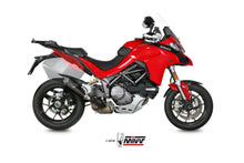 MIVV Slip-on, Delta Race Black, Standard Exhaust For Ducati Multistrada 1200 15-17, Multistrada 1260 18-20