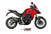 MIVV Slip-on, Double Gun Titanium, Standard Exhaust For Ducati Multistrada 950 17-21, Multistrada 1200 Enduro 16-18