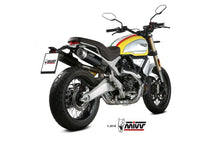 MIVV 2 Slip-on, GPpro Black, Standard Exhaust For Ducati Scrambler 1100 2018-2020