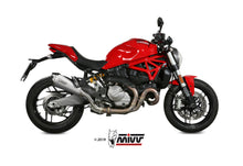MIVV Slip-on, Delta Race Stainless Steel, Standard Exhaust For Ducati Monster 821 18-20, Monster 1200 17-21