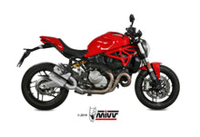 MIVV 2 Slip-on, MK3 Stainless Steel, Standard Exhaust For Ducati Monster 821 18-20, Monster 1200 17-21