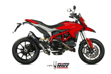 MIVV Slip-on, Delta Race Black, Standard Exhaust For Ducati Hypermotard 939 2016-2018