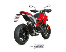 MIVV Slip-on, Delta Race Black, Standard Exhaust For Ducati Hypermotard 939 2016-2018