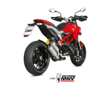 MIVV 2 Slip-on, MK3 Stainless Steel, Standard Exhaust For Ducati Hypermotard 939 2016-2018
