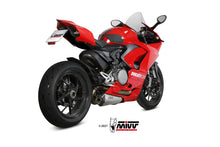 MIVV 2 Slip-on, Delta Race Stainless Steel, Standard Exhaust For Ducati Panigale V2 2020-2021