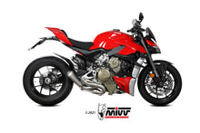 MIVV 2 Slip-on, X-M1 Titan, Standard Exhaust For Ducati Streetfighter V4 2020-2021