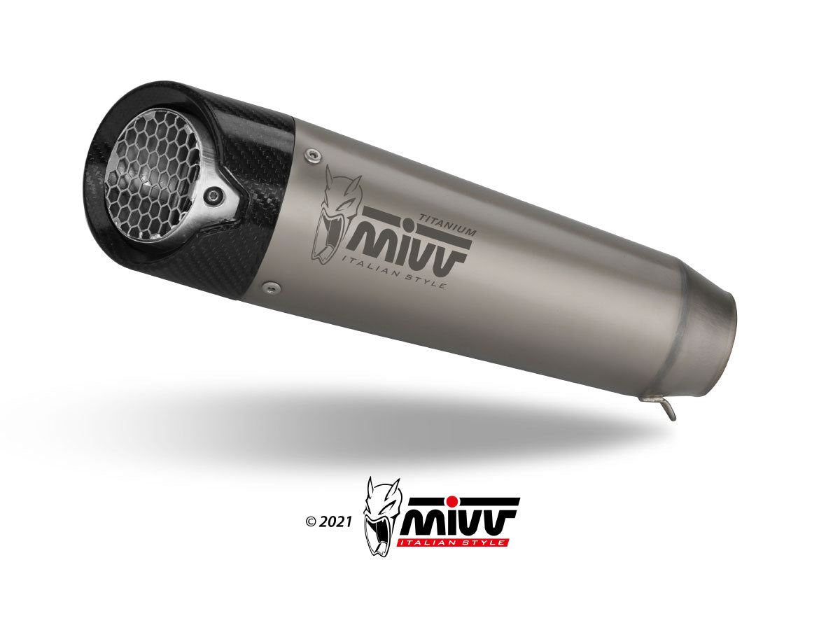 MIVV Slip-on, X-M5 Titanium, Standard Exhaust For Ducati Monster 937 / Monster 937 +