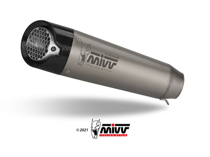 MIVV Slip-on, X-M5 Titanium, Standard Exhaust For Ducati Monster 937 / Monster 937 +