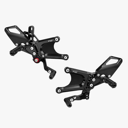 Bonamici Racing Aluminium Rearsets "Street Race" for the Ducati Streetfighter V4 / V4S 2025