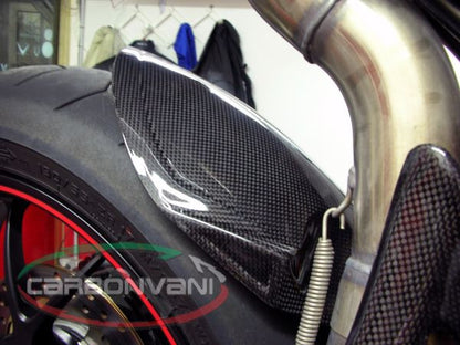 CARBONVANI - DUCATI 848 / 1098 & 1198 CARBON FIBRE REAR MUDGUARD (2007-13)