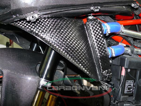 CARBONVANI - DUCATI 848 / 1098 & 1198 CARBON FIBER SBK HEADLIGHT FAIRING BOTTOM (2007-13)
