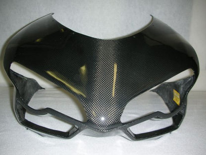 CARBONVANI - DUCATI 848 / 1098 & 1198 CARBON FIBER HEADLIGHT FAIRING - ROAD VERSION (2007-13)