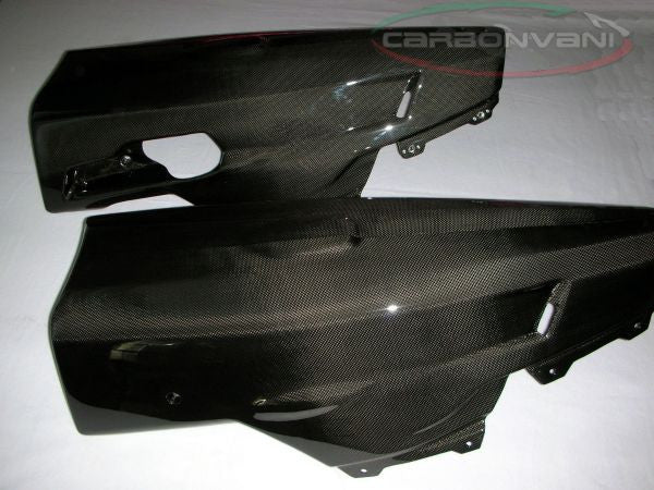 CARBONVANI - DUCATI 848 / 1098 & 1198 CARBON FIBRE SBK BELLY PAN - RACE VERSION (2007-13)