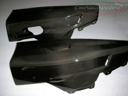 CARBONVANI - DUCATI 848 / 1098 & 1198 CARBON FIBRE SBK BELLY PAN - RACE VERSION (2007-13)