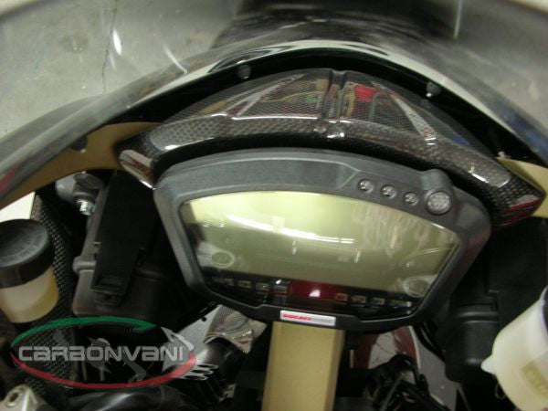 CARBONVANI - DUCATI 848 / 1098 & 1198 CARBON FIBER INSTRUMENT COVER (2007-13)