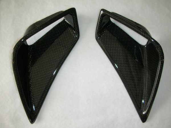 CARBONVANI - DUCATI 848 / 1098 & 1198 CARBON FIBER SIDE INSERT VENTS (2007-13)