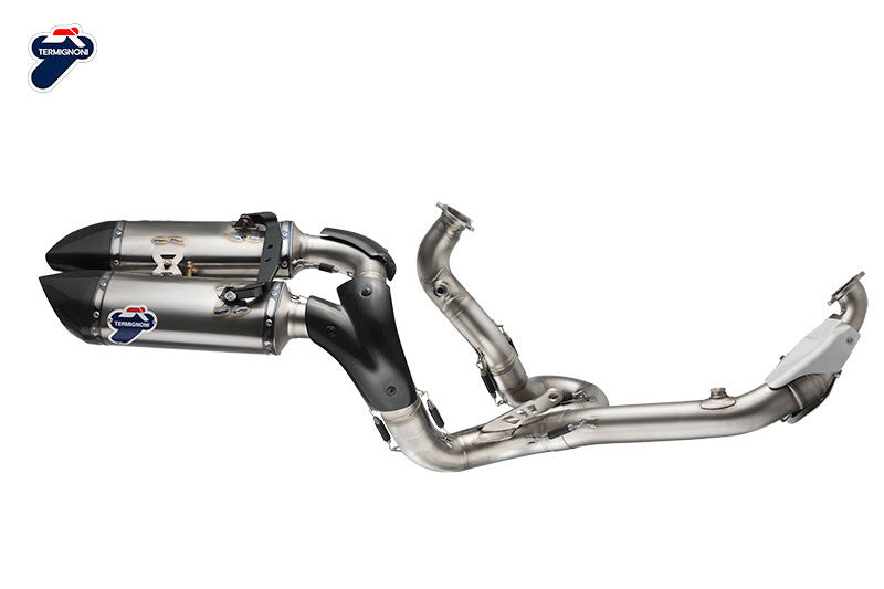 Termignoni High Mount Dual Muffler 2-1-2 'FORCE' Full Exhaust for DUCATI 1199 / 1299 PANIGALE