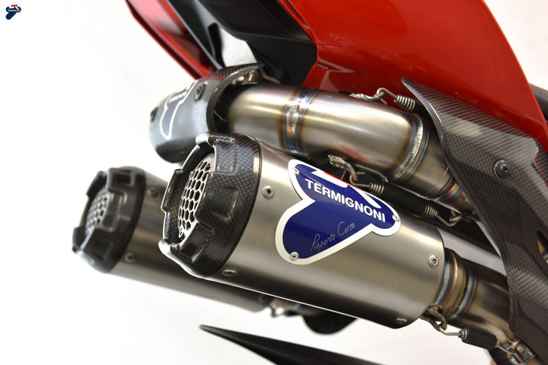 Termignoni High Mount SBK Replica Exhaust for Ducati Streetfighter V4 (20-24)