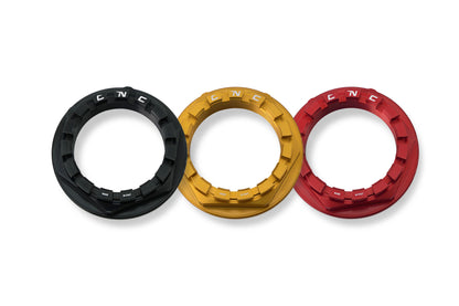 CNC Racing Left Hand (Sprocket) Rear Axle Nut for small hub (5 hole) Ducati