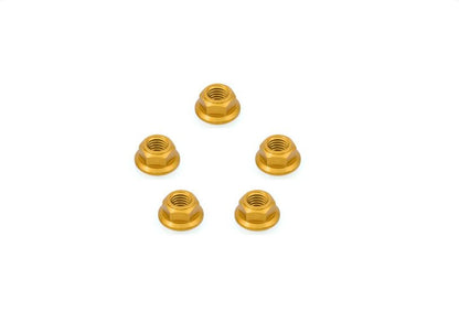 CNC Racing Set of 5 ring gear nuts for the FC212 / FC301 / FC302 (hold sprocket to carrier), For Ducati and MV Agusta models - M8x1.25
