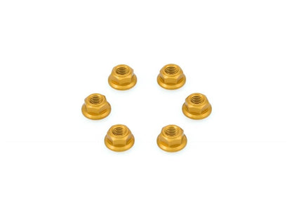 CNC Racing Gear Ring Sprocket Nuts (set of 6) for Ducati and KTM - M8x1.25