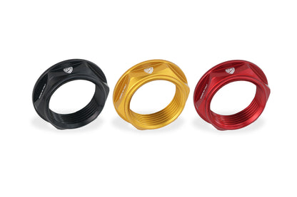 CNC Racing Front Wheel Axle Nut for the Moto Guzzi V85 TT