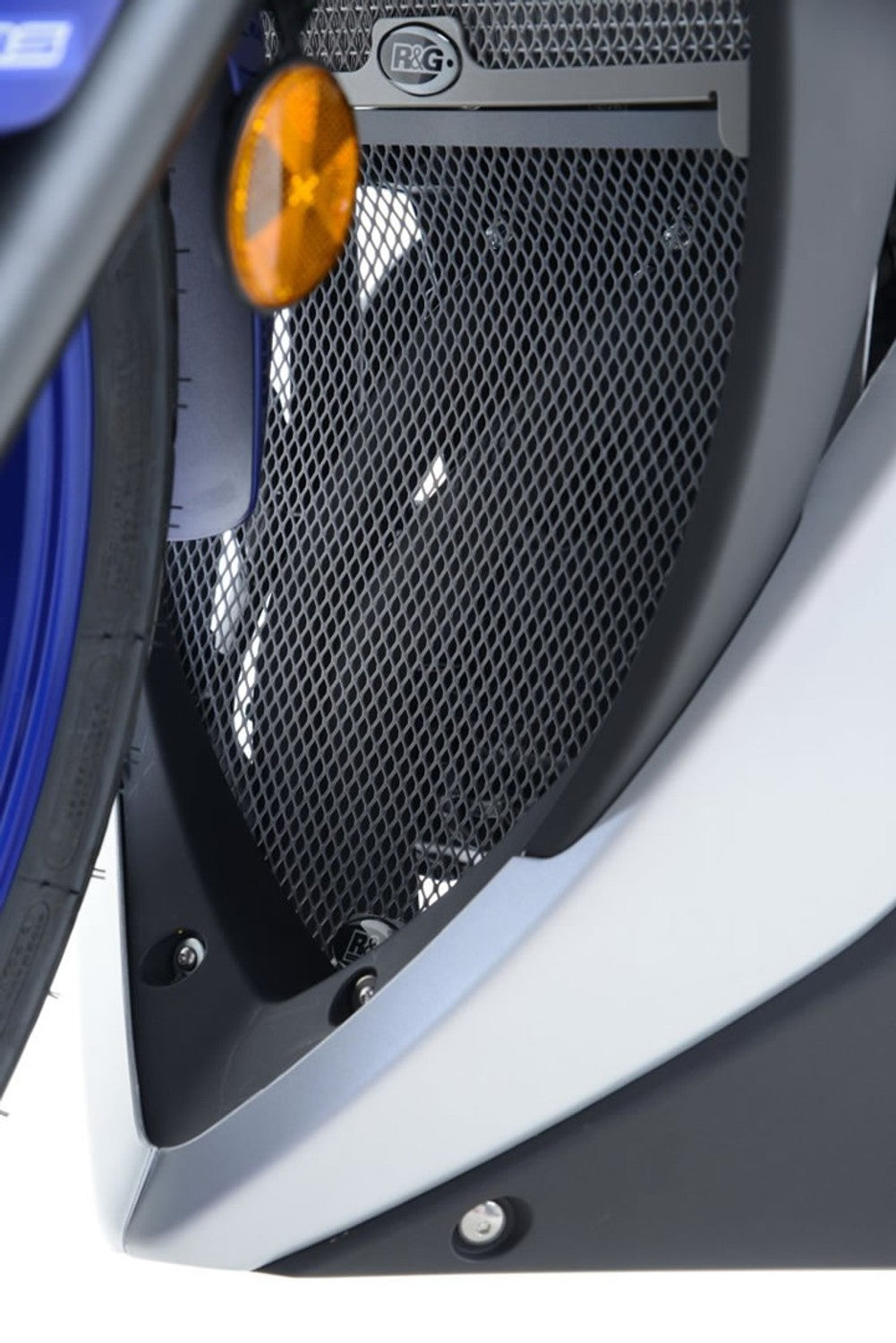 R&G Racing Downpipe Grille for Yamaha YZF-R25 '14-'18, YZF-R3 '15-'18