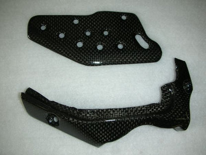 CARBONVANI - DUCATI HYPERMOTARD 1100 / 796 CARBON FIBER FRONT SPROCKET COVER AND CHAIN PLATE