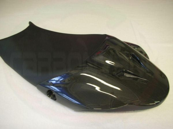 CARBONVANI - DUCATI MONSTER M1100 / M796 / M696 CARBON FIBER TAIL RACING IN CLEAR COAT
