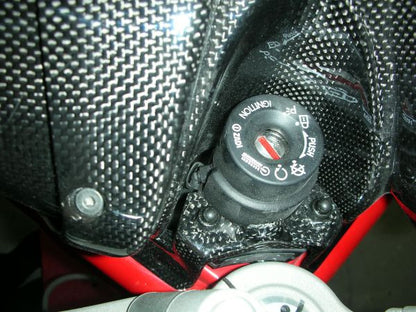 CARBONVANI - DUCATI MONSTER M696 / M796 / M1100 CARBON FIBER KEY COVER