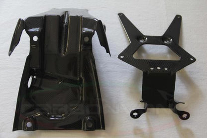 CARBONVANI - DUCATI MONSTER M696 / M796 / M1100 CARBON FIBER LICENCE PLATE HOLDER (lights not included)