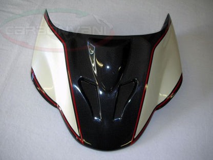 CARBONVANI - DUCATI MONSTER M1100 / M796 / M696 CARBON FIBER TAIL RACING IN WHITE