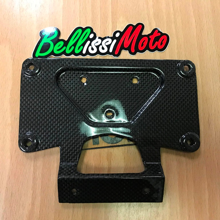 CARBONVANI - UNIVERSAL CARBON FIBER UNIVERSAL LICENSE PLATE HOLDER FOR U.S.A