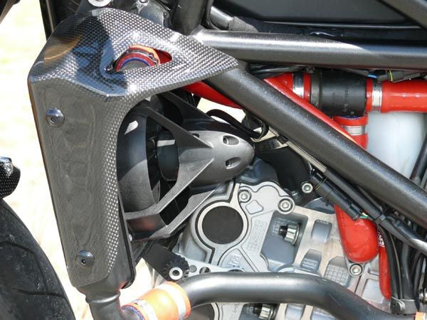 CARBONVANI - DUCATI MONSTER CARBON FIBER COOLER COVERS  FOR S4/S4R/S4RS