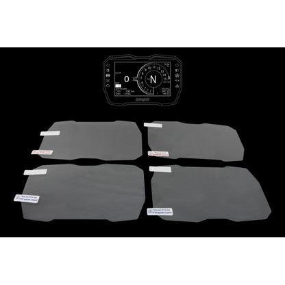 CNC Racing Dashboard Screen Protector Kit for the Ducati Panigale / Streetfighter V4 (18-24), Diavel V4, and Multistrada V4 (Base)