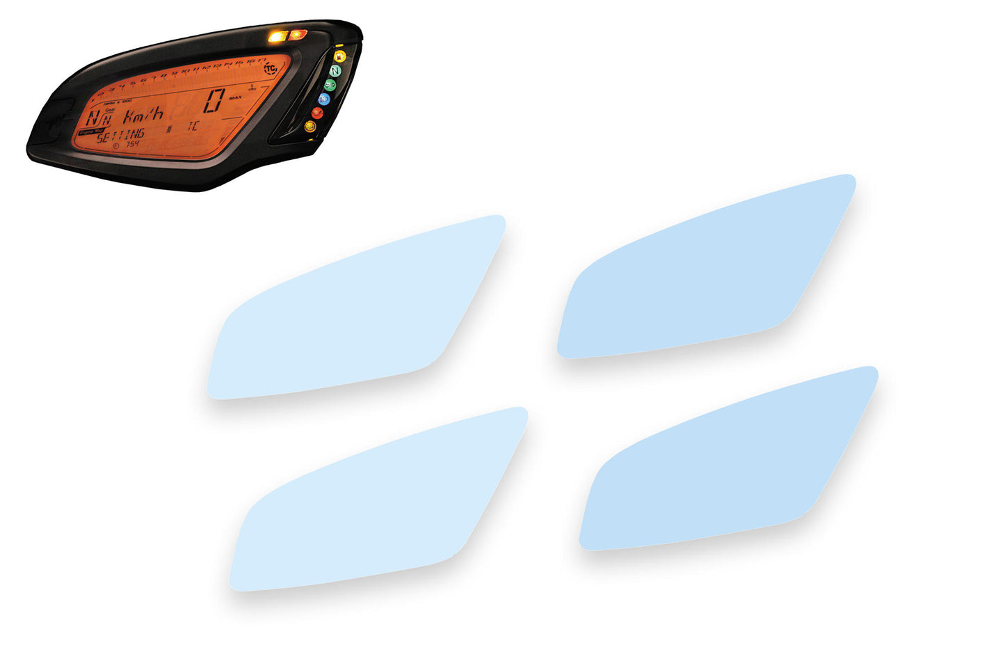 CNC Racing Dashboard Screen Protector Kit for the MV Agusta F3 / Brutale 675/800 and Dragster