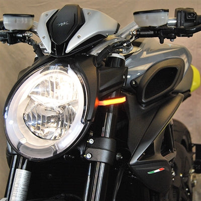 New Rage Cycles (NRC) MV Agusta Dragster 800 Front Turn Signal Kit (2019+)