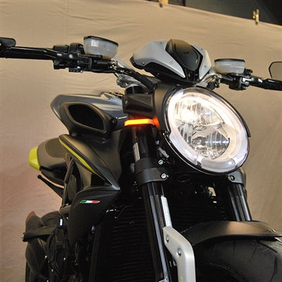New Rage Cycles (NRC) MV Agusta Dragster 800 Front Turn Signal Kit (2019+)